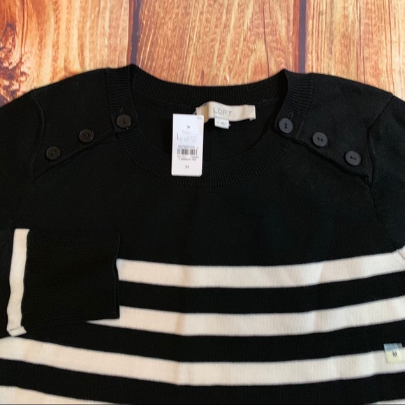 New!! The Loft Striped Dress - Picture 2 of 4